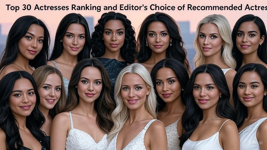 女優ランキングとおすすめ女優の記事用アイキャッチイメージ