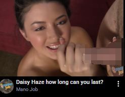 Thumbnail images of Daisy Haze's popular videos on Faphouse